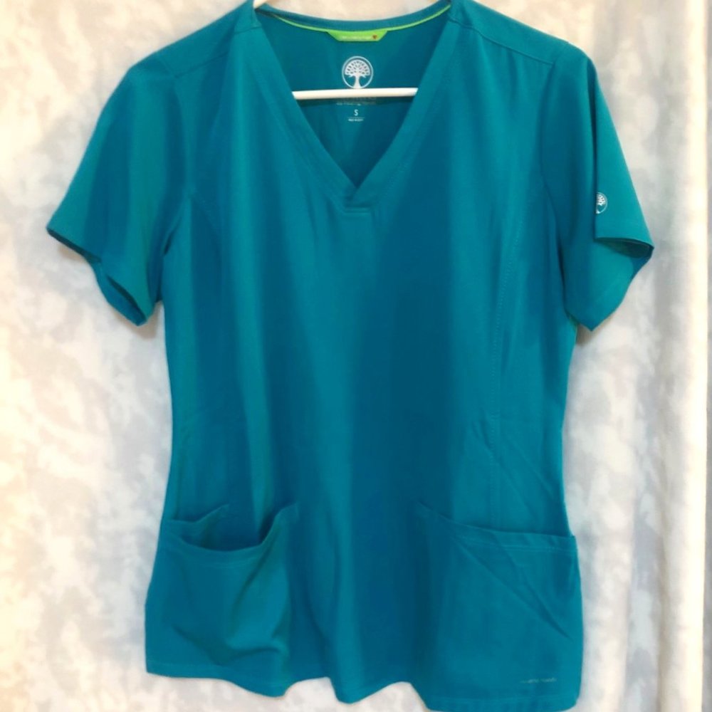 Healing Hands Scrub Top, Women's size small